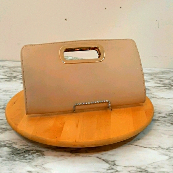 Call It Spring Handbags - Call it spring beige rectangular hand clut…